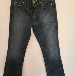 Calvin Klein Modern Flare Womens blue denim Jeans, size 6‎ flare leg